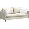 Sofa Pagalvės 2 pcs Balta 60 x 40 cm audinys