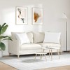 Sofa Pagalvės 2 pcs Balta 70 x 50 cm audinys