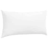 Sofa Pagalvės 2 pcs Balta 80 x 40 cm audinys