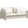 Sofa Pagalvės 2 pcs Balta 80 x 40 cm audinys