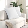 Sofa Pagalvės 2 pcs Balta 80 x 80 cm audinys