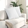 Sofa Pagalvės 2 pcs Balta 80 x 80 cm audinys