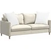 Sofa Pagalvės 2 pcs Balta 80 x 80 cm audinys