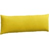 Sofa Pagalvės 2 pcs Geltona 120 x 40 cm Kordūrinis audinys