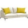 Sofa Pagalvės 2 pcs Geltona 70 x 50 cm Kordūrinis audinys