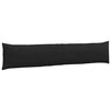 Sofa Pagalvės 2 pcs Juoda 200 x 40 cm audinys