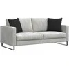 Sofa Pagalvės 2 pcs Juoda 45 x 45 cm audinys