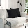 Sofa Pagalvės 2 pcs Juoda 45 x 45 cm audinys