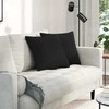 Sofa Pagalvės 2 pcs Juoda 45 x 45 cm audinys