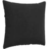 Sofa Pagalvės 2 pcs Juoda 45 x 45 cm Kordūrinis audinys