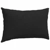 Sofa Pagalvės 2 pcs Juoda 50 x 30 cm audinys