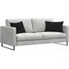 Sofa Pagalvės 2 pcs Juoda 60 x 40 cm Kordūrinis audinys