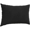 Sofa Pagalvės 2 pcs Juoda 60 x 40 cm Kordūrinis audinys