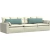 Sofa Pagalvės 2 pcs Jūrinė žalia 120 x 40 cm Kordūrinis audinys