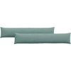 Sofa Pagalvės 2 pcs Jūrinė žalia 200 x 40 cm Kordūrinis audinys