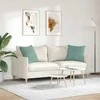 Sofa Pagalvės 2 pcs Jūrinė žalia 50 x 50 cm Kordūrinis audinys