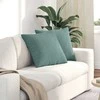 Sofa Pagalvės 2 pcs Jūrinė žalia 50 x 50 cm Kordūrinis audinys