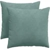 Sofa Pagalvės 2 pcs Jūrinė žalia 50 x 50 cm Kordūrinis audinys