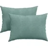 Sofa Pagalvės 2 pcs Jūrinė žalia 70 x 50 cm Kordūrinis audinys