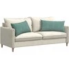 Sofa Pagalvės 2 pcs Jūrinė žalia 80 x 40 cm Kordūrinis audinys