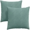 Sofa Pagalvės 2 pcs Jūrinė žalia 80 x 80 cm Kordūrinis audinys