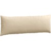 Sofa Pagalvės 2 pcs Kreminė 120 x 40 cm audinys