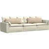Sofa Pagalvės 2 pcs Kreminė 120 x 40 cm audinys