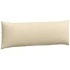 Sofa Pagalvės 2 pcs Kreminė 120 x 40 cm audinys