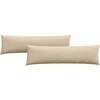 Sofa Pagalvės 2 pcs Kreminė 145 x 40 cm audinys