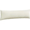 Sofa Pagalvės 2 pcs Kreminė 145 x 40 cm Kordūrinis audinys