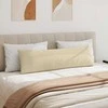 Sofa Pagalvės 2 pcs Kreminė 145 x 40 cm audinys