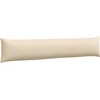 Sofa Pagalvės 2 pcs Kreminė 200 x 40 cm audinys