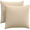 Sofa Pagalvės 2 pcs Kreminė 45 x 45 cm audinys