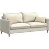 Sofa Pagalvės 2 pcs Kreminė 50 x 30 cm audinys