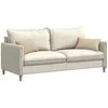 Sofa Pagalvės 2 pcs Kreminė 50 x 30 cm audinys