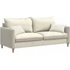 Sofa Pagalvės 2 pcs Kreminė 50 x 30 cm Kordūrinis audinys