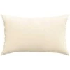 Sofa Pagalvės 2 pcs Kreminė 50 x 30 cm Kordūrinis audinys