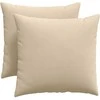 Sofa Pagalvės 2 pcs Kreminė 50 x 50 cm audinys