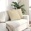 Sofa Pagalvės 2 pcs Kreminė 50 x 50 cm audinys
