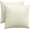 Sofa Pagalvės 2 pcs Kreminė 50 x 50 cm Kordūrinis audinys
