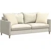 Sofa Pagalvės 2 pcs Kreminė 50 x 50 cm Kordūrinis audinys
