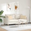 Sofa Pagalvės 2 pcs Kreminė 60 x 40 cm audinys