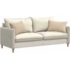 Sofa Pagalvės 2 pcs Kreminė 60 x 40 cm audinys