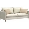 Sofa Pagalvės 2 pcs Kreminė 60 x 40 cm audinys