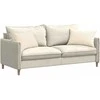 Sofa Pagalvės 2 pcs Kreminė 60 x 40 cm Kordūrinis audinys