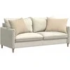 Sofa Pagalvės 2 pcs Kreminė 70 x 50 cm audinys