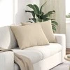 Sofa Pagalvės 2 pcs Kreminė 70 x 50 cm audinys