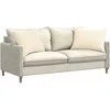 Sofa Pagalvės 2 pcs Kreminė 70 x 50 cm Kordūrinis audinys