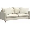 Sofa Pagalvės 2 pcs Kreminė 70 x 50 cm Kordūrinis audinys