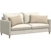Sofa Pagalvės 2 pcs Kreminė 80 x 40 cm audinys